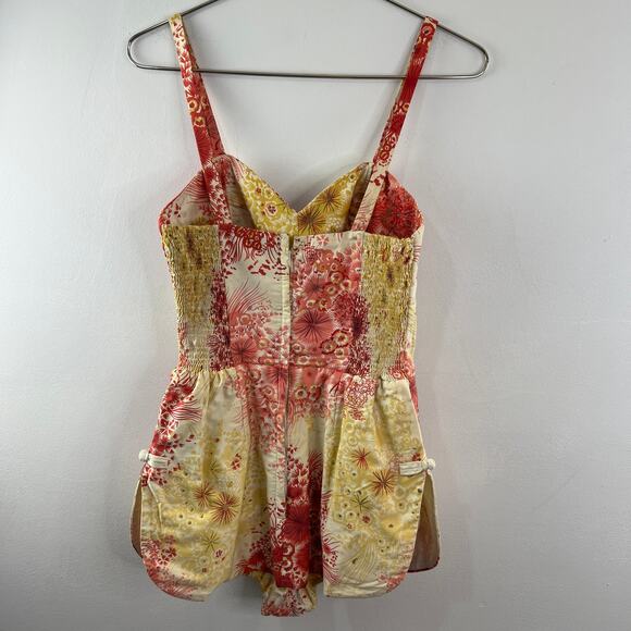 VINTAGE 1950s HAWAIIAN PINUP SWIMSUIT PARADISE HAWAII ROMPER BATHING BOMBSHELL - Picture 5 of 10